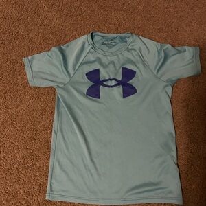 Under Armour Kids Blue and Purple Shirt
